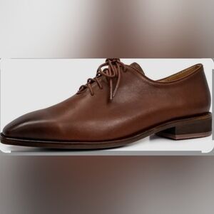 ONEENO Women's Minimalist Lace-up Leather Oxford 100% leather handmade SZ11 NIB